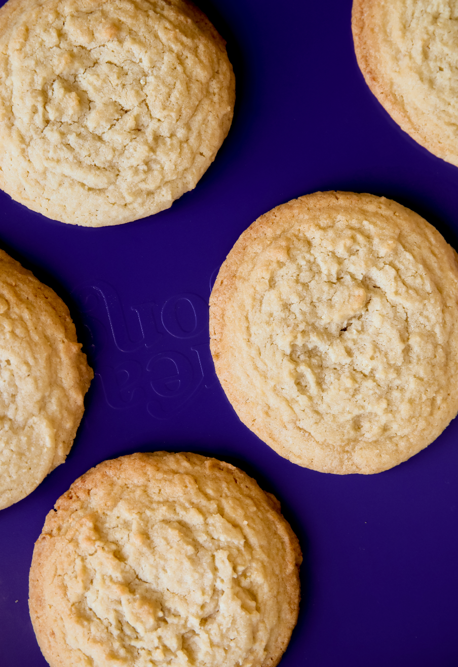 Overhead of chipless wonder cookies 