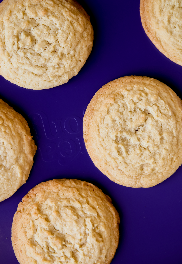 Overhead of chipless wonder cookies 