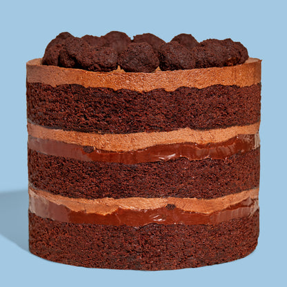 6" Quadruple Chocolate Cake